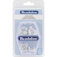 Crimp Covers Variety Pack 80/Pkg-Silver-Plated