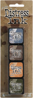 Distress Mini Ink Pads 4/Pkg-Kit 9