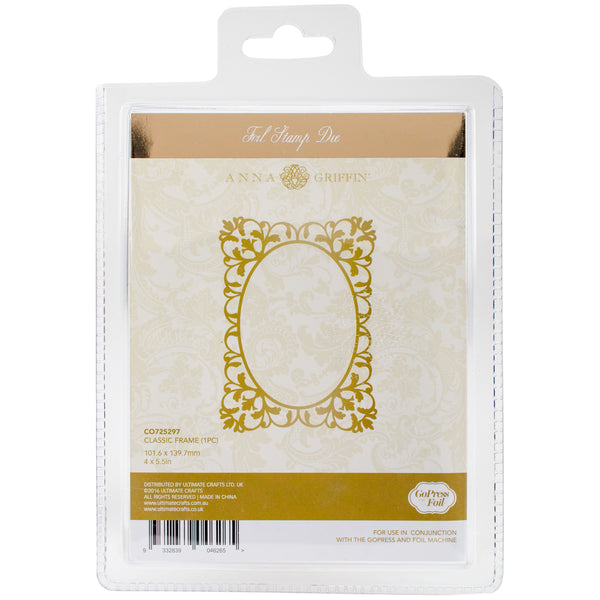 Couture Creations Anna Griffin Hotfoil Plate-Classic Frame