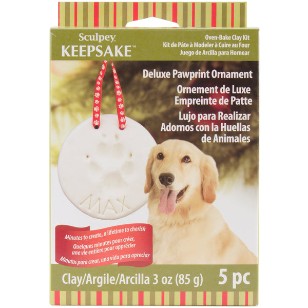 Sculpey Keepsake Kit-Pawprint Ornament