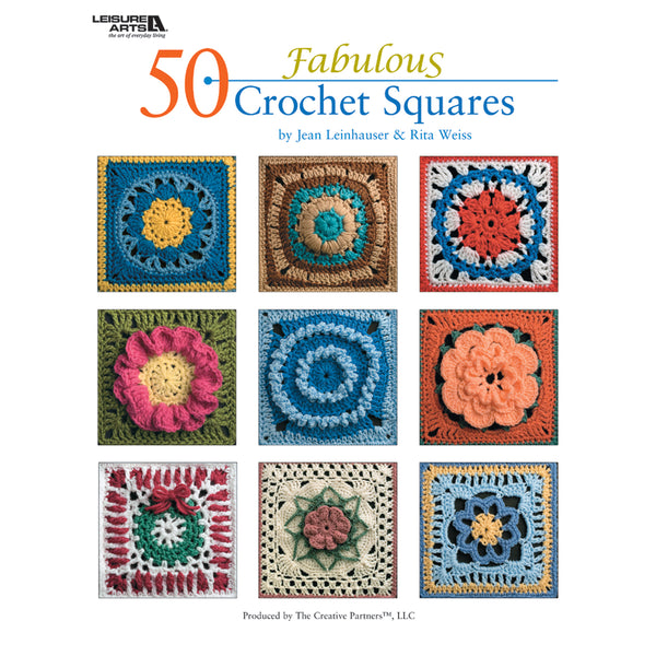 Leisure Arts-50 Fabulous Crochet Squares