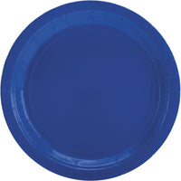 Big Party Pack Luncheon Plates 7" 50/Pkg-Bright Royal Blue