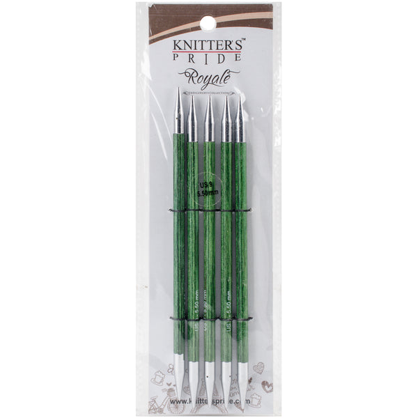 Royale Double Pointed Needles 6"-Size 9/5.5mm