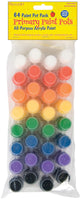 Value Pack Acrylic Paint Pots 64/Pkg-Primary