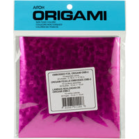 Origami Paper 5.875"X5.875" 20 Sheets-Embossed Foil