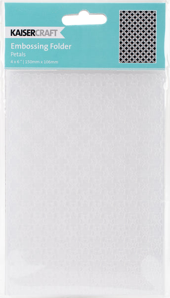 Kaisercraft Embossing Folder 4"X6"-Petals