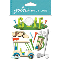 Jolee's Boutique Dimensional Stickers-Golf