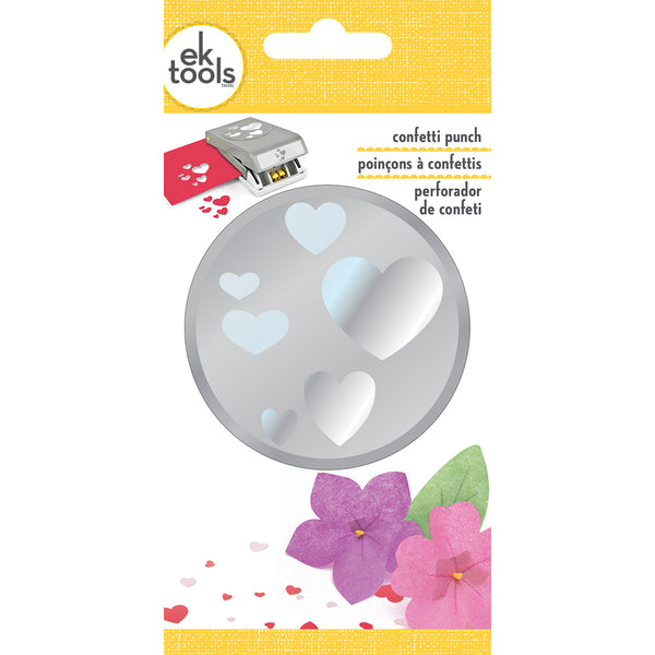 Large Punch-Confetti Hearts