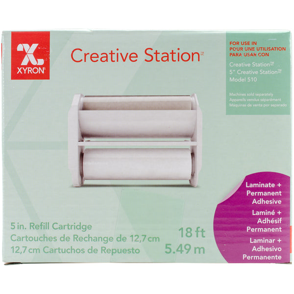 Xyron Creative Station Laminate/Adhesive Cartridge 5"X18'-