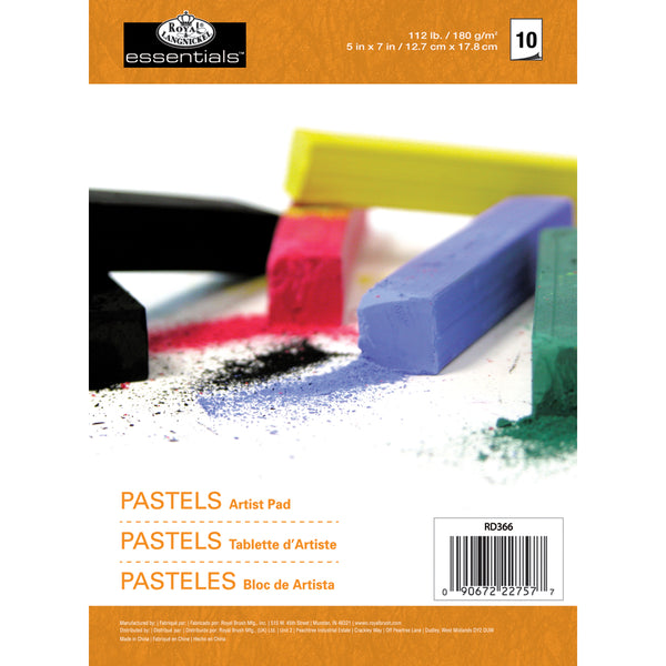essentials(TM) Pastels Artist Paper Pad 5"X7"-10 Sheets
