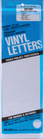 Permanent Adhesive Vinyl Numbers 4" 49/Pkg-White