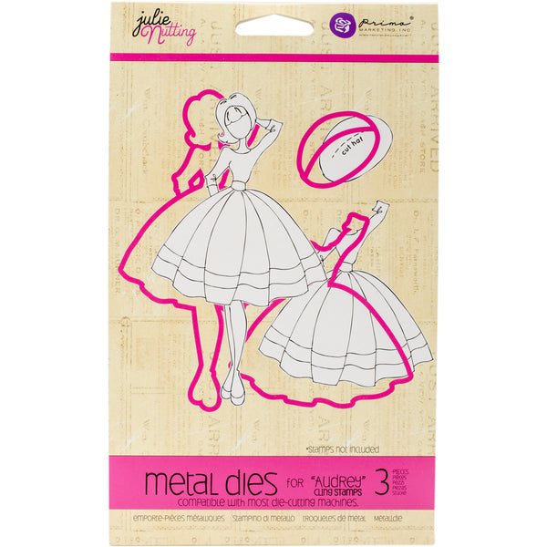 Julie Nutting Metal Die-Coordinates W/Audrey Stamp 11119