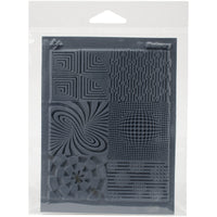 Lisa Pavelka Individual Texture Stamp 4.25"X5.5"-Illusionary