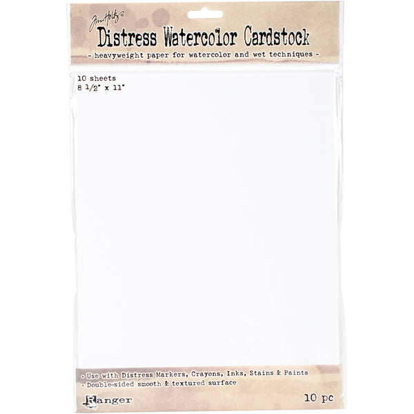 Tim Holtz Distress Watercolor Cardstock 10/Pkg-8.5"X11"