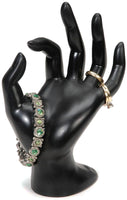 Hand Form Display 3.5"X5"X7"-Black Polyresin