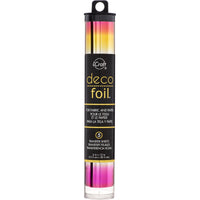 Deco Foil Specialty Transfer Sheets 6"X12" 5/Pkg-Summer Rainbow
