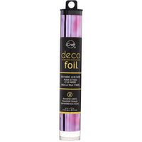 Deco Foil Specialty Transfer Sheets 6"X12" 5/Pkg-Amethyst Watercolor