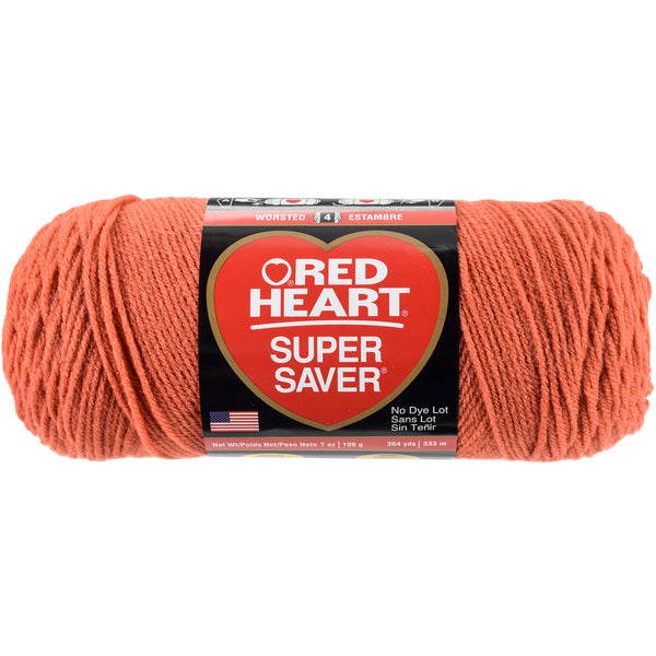 Red Heart Super Saver Yarn-Coral