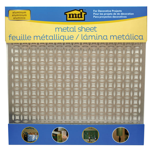 Aluminum Metal Sheet 12"X12"-Elliptical