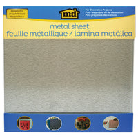 Magnetic Steel Sheet 12"X12"-Silver