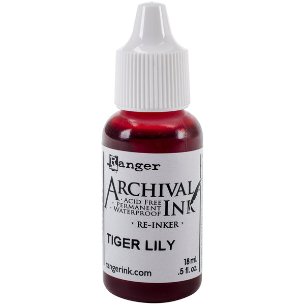 Wendy Vecchi Designer Series Archival Re-Inkers .5oz-Tiger Lily