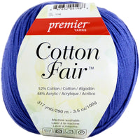 Cotton Fair Solid Yarn-Blue Iris