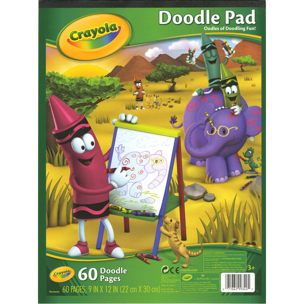 Crayola Doodle Pad 9"X12"-60 Sheets