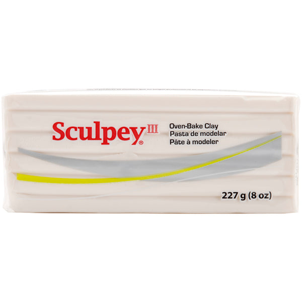 Sculpey III Polymer Clay 8oz-Translucent