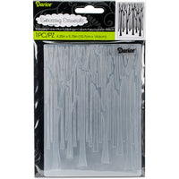 Background Embossing Folder 4.25"X5.75"-Thin Tree Trunks