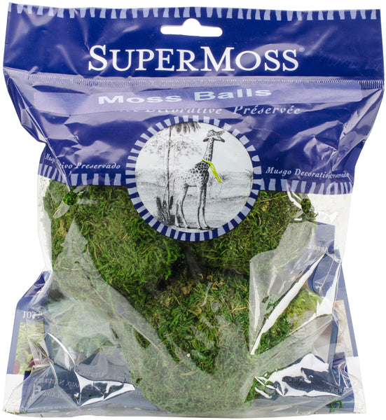 Moss Balls 2.5" 3/Pkg-Green
