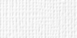 American Crafts Textured Cardstock 12"X12"-White