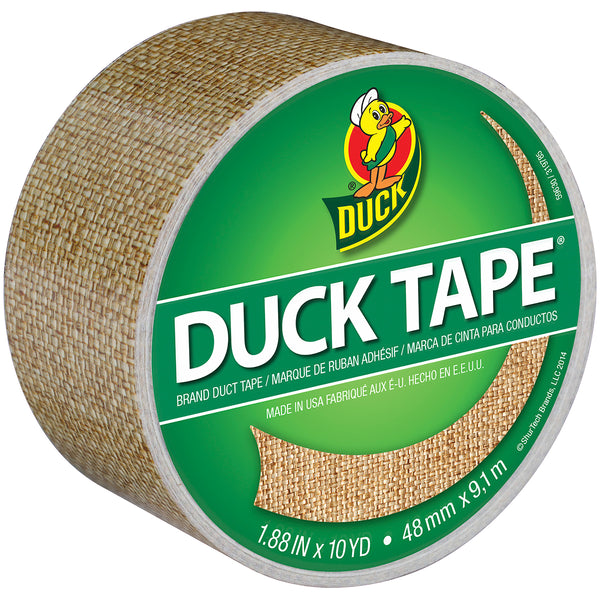 Patterned Duck Tape 1.88"X10yd-Burlap