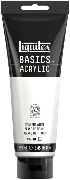 Liquitex BASICS Acrylic Paint 8.45oz-Titanium White