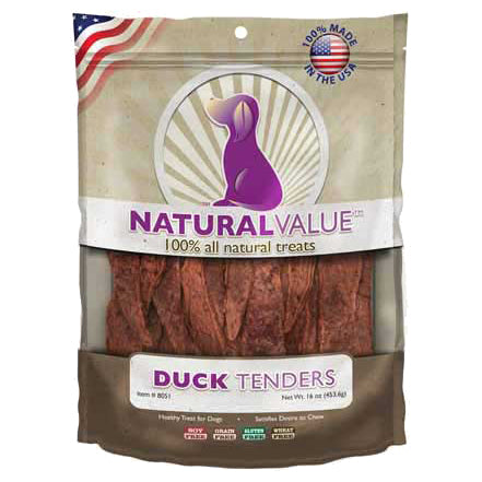 Natural Value Treats 14oz-Duck Tenders