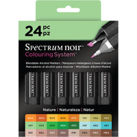 Spectrum Noir Alcohol Markers 24/Pkg-Nature