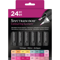Spectrum Noir Alcohol Markers 24/Pkg-Vintage