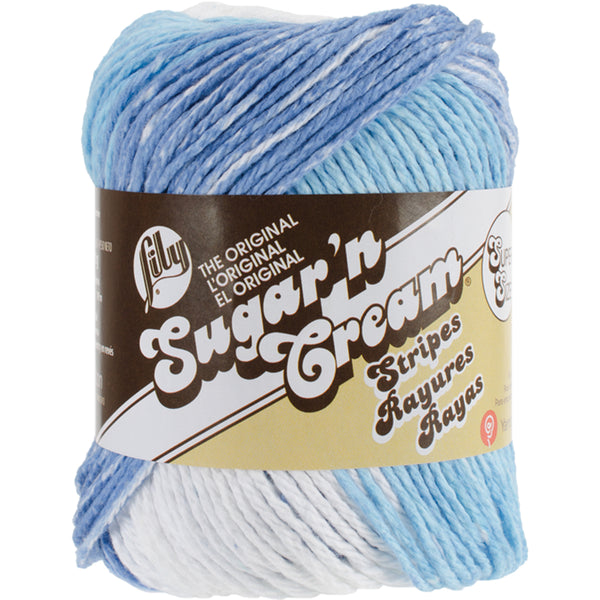 Sugar'n Cream Yarn - Stripes Super Size-Tie Dye Stripes