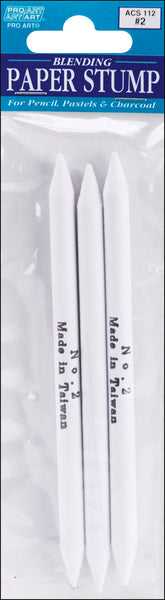 Pro Art Blending Paper Stumps-#2 3/Pkg