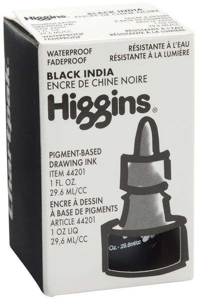 Higgins India Ink 1oz-Matte Black