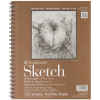 Strathmore Sketch Spiral Paper Pad 9"X12"-100 Sheets
