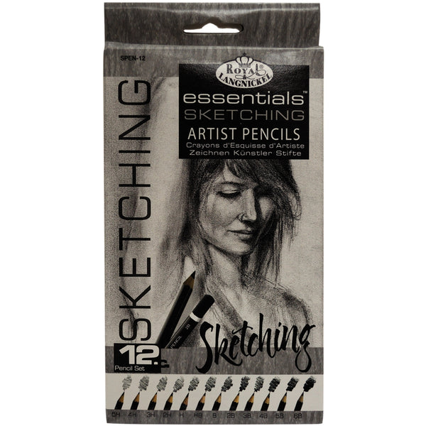 essentials(TM) Artist Sketching Pencils 12/Pkg-