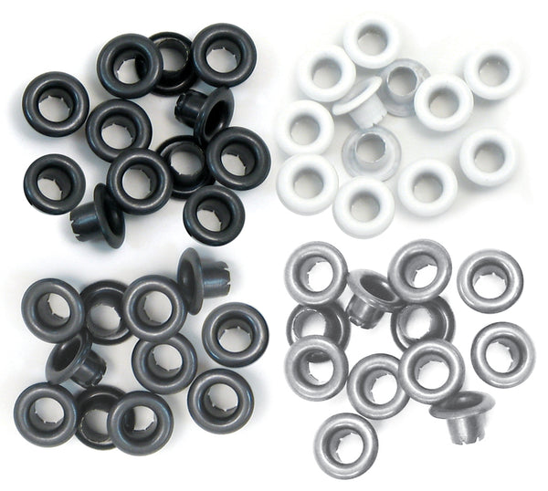 Eyelets Standard 60/Pkg-Gray