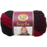 Scarfie Yarn-Cranberry/Black