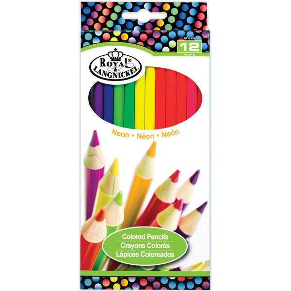 Neon Colored Pencils-12/Pkg