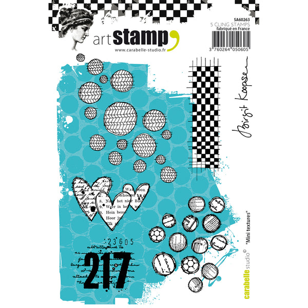 Carabelle Studio Cling Stamp A6-Mini Textures