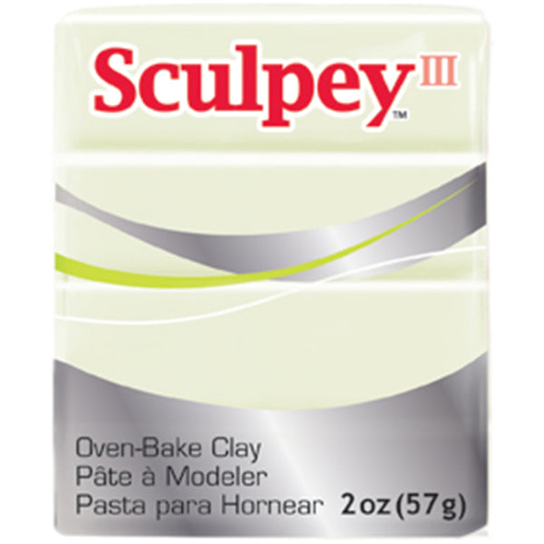 Sculpey III Polymer Clay 2oz-Glow-In-The-Dark