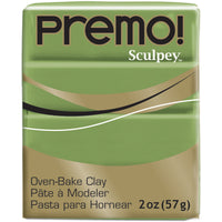 Premo Sculpey Polymer Clay 2oz-Spanish Olive