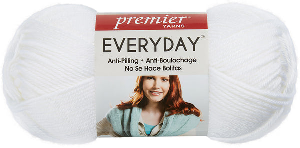Everyday Solid Yarn-Snow White