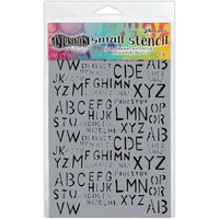 Dyan Reaveley's Dylusions Stencils 5"X8"-Old School Alpha