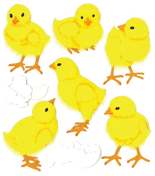 Jolee's Boutique Dimensional Stickers-Baby Chicks